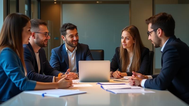 Équipe Groupe RH Excellence en réunion à Lyon