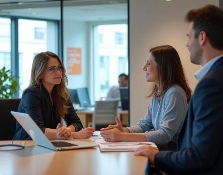 Entretien de recrutement en entreprise lyonnaise